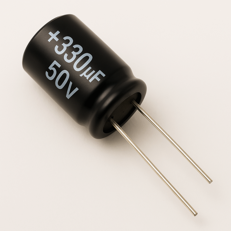 CAPACITOR ELECTROLITICO RADIAL 105° 330UF x 50V - ER330X50V