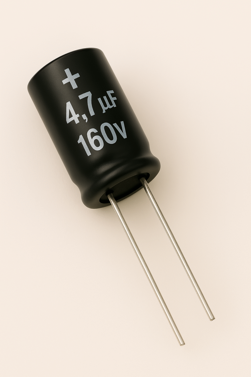 CAPACITOR ELECTROLITICO RADIAL 105° 4,7UF x 160V - ER4.7 X 160V
