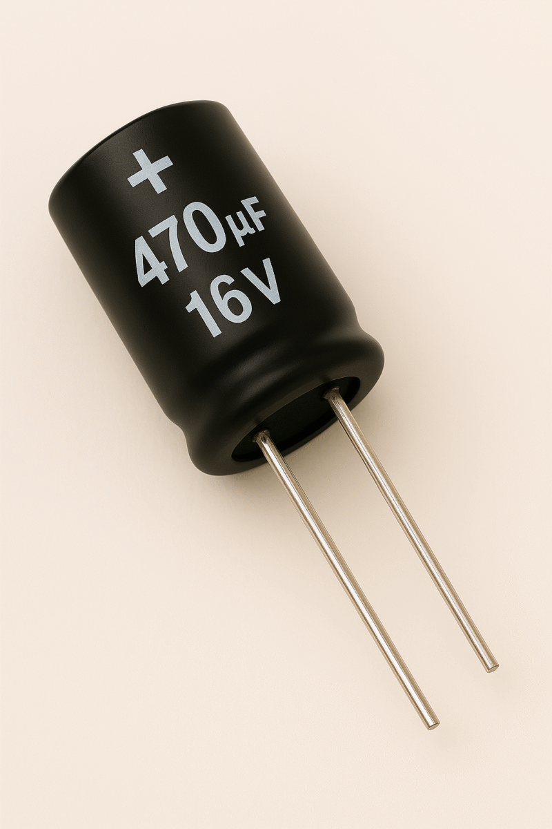 CAPACITOR ELECTROLITICO RADIAL 105° 470UF x 16V - ER470X16V