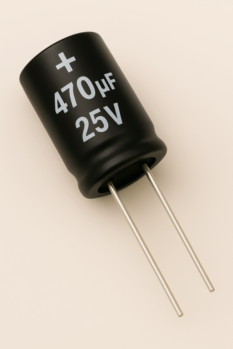 CAPACITOR ELECTROLITICO RADIAL 105° 470UF x 25V - ER470X25V