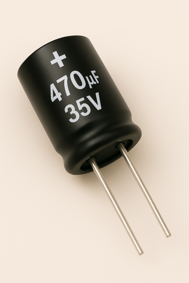 CAPACITOR ELECTROLITICO RADIAL 105° 470UF x 35V - ER470X35V