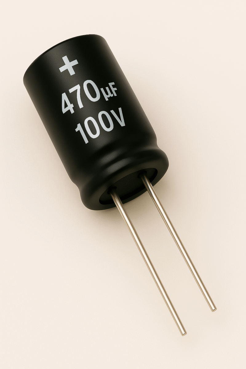 CAPACITOR ELECTROLITICO RADIAL 105° 470UF x 100V - ER470X100V