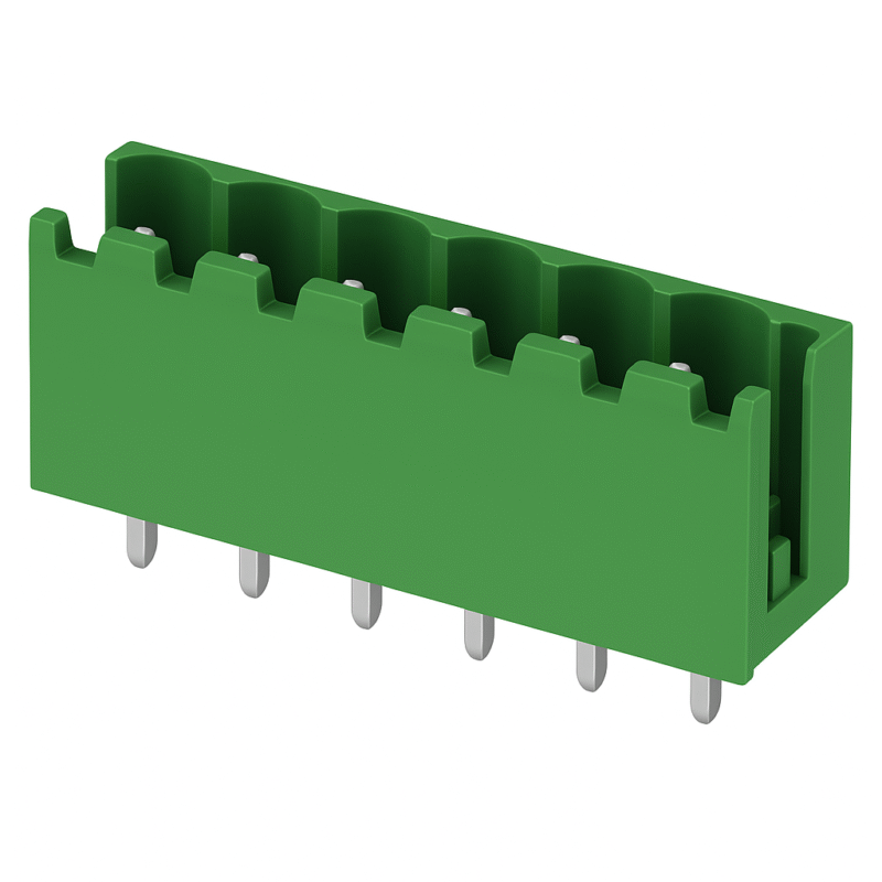 XY2500VC-6P - BORNERA ENCHUFABLE 5.08mm MACHO RECTO PCB 6 PINES