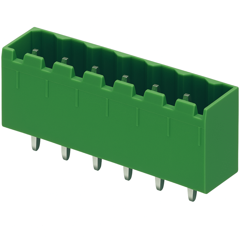 XY2500VD-6P - BORNERA ENCHUFABLE 5.08mm MACHO RECTO PCB 6 PINES