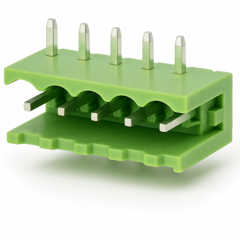 XY2500RC-5P - BORNERA ENCHUFABLE 5.08mm MACHO 90° PCB 5 PINES