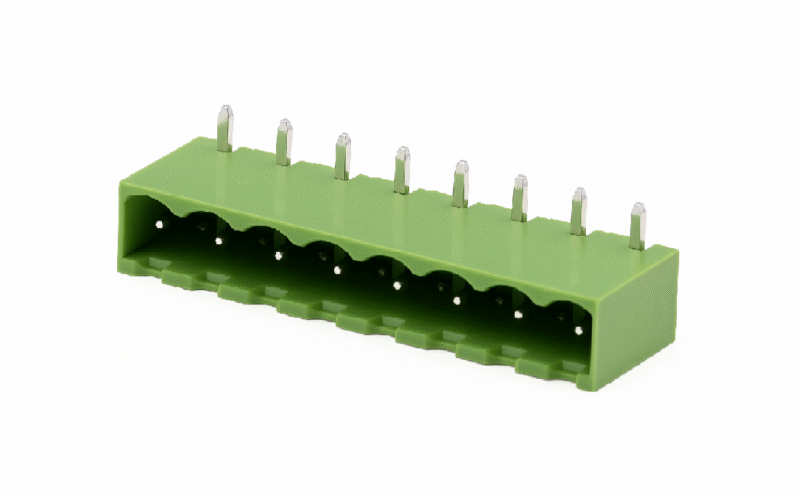 XY2500RD-8P - BORNERA ENCHUFABLE 5.08mm MACHO 90° PCB 8 PINES