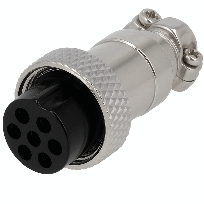 FD7C - CONECTOR PARA MICROFONO HEMBRA A CABLE 7 PINES