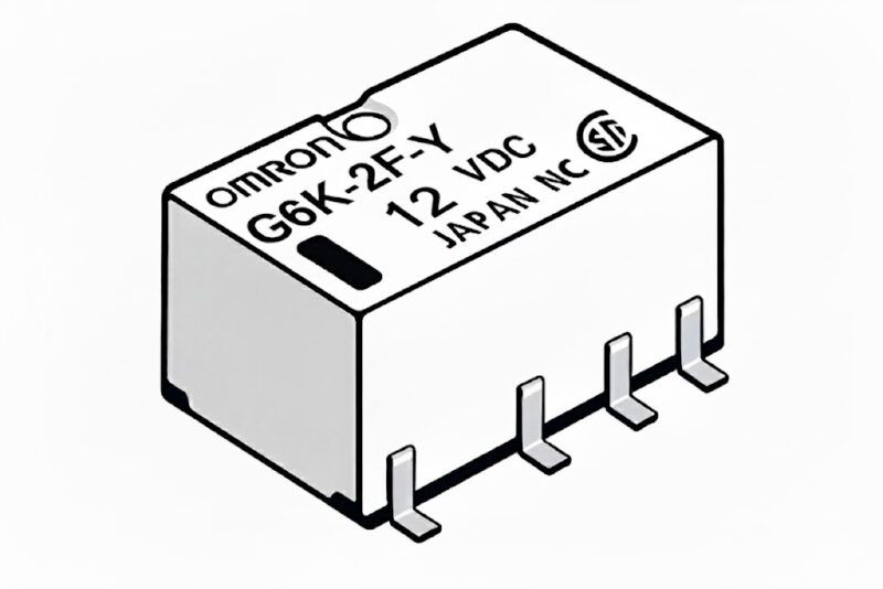 G6K-2F-Y DC12 - RELAY SMD DOBLE INVERSOR 1A 12VDC