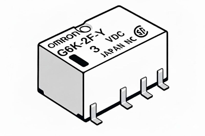 G6K-2F-Y DC3 - RELAY SMD DOBLE INVERSOR 1A 3VDC