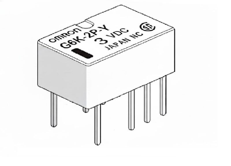 G6K-2P-Y DC3 - RELAY DOBLE INVERSOR 1A 3VDC