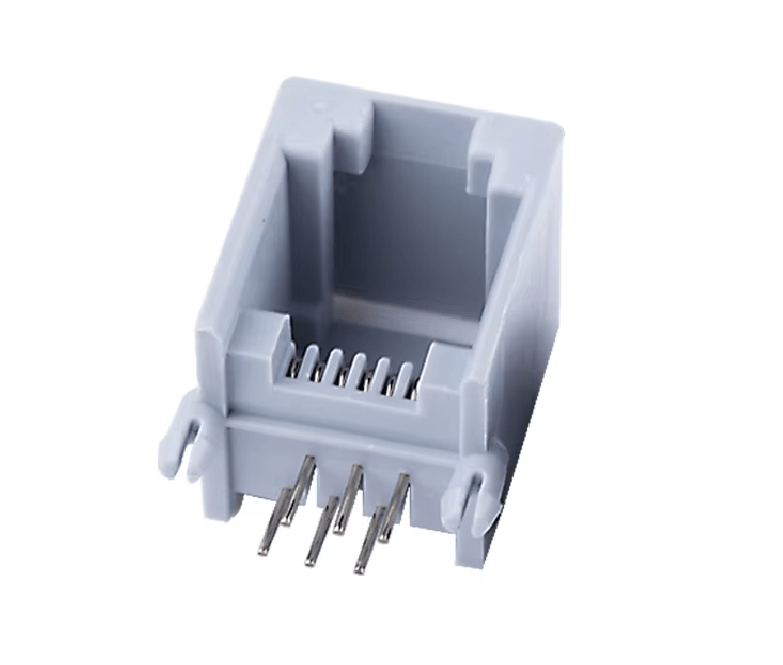 RJ12H - JACK CONECTOR TELEFONÍA 6 POSICIONES 6 CONTACTOS (6P6C)