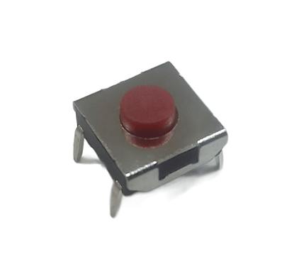 TS060 - TACT SWITCH HORIZONTAL 6x6mm h=3,1mm 4 TERMINALES