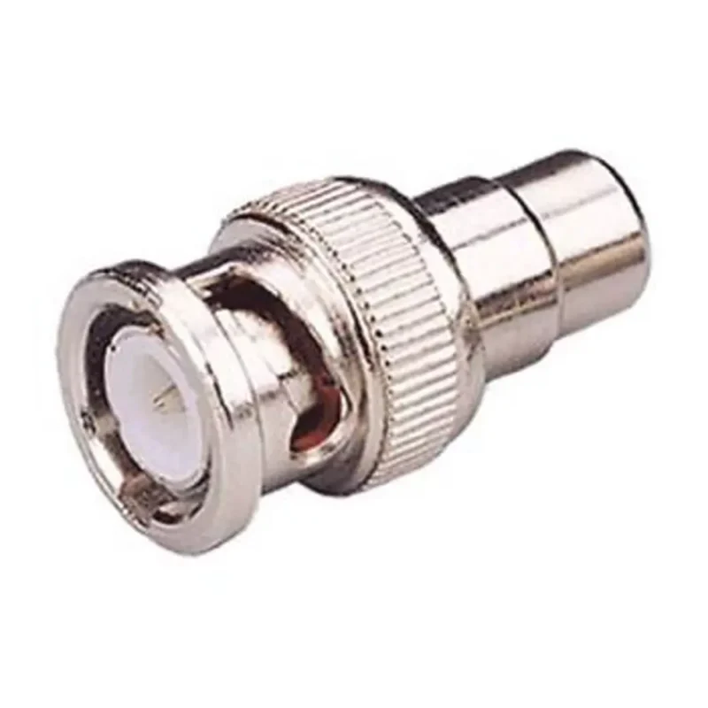 CONECTOR ADAPTADOR BNC MACHO A RCA HEMBRA