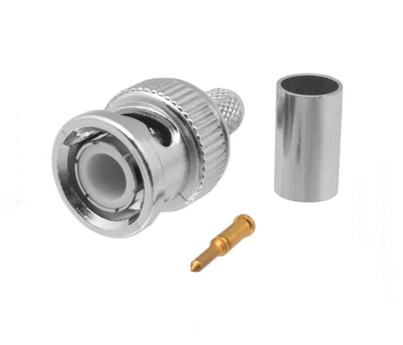 CONECTOR BNC MACHO PARA CABLE RG58 /59