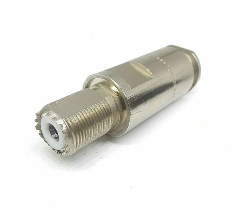 CONECTOR UHF HEMBRA PARA CABLE RG8, RG11, RG213 MARCA TRU (USA) MODELO 6897