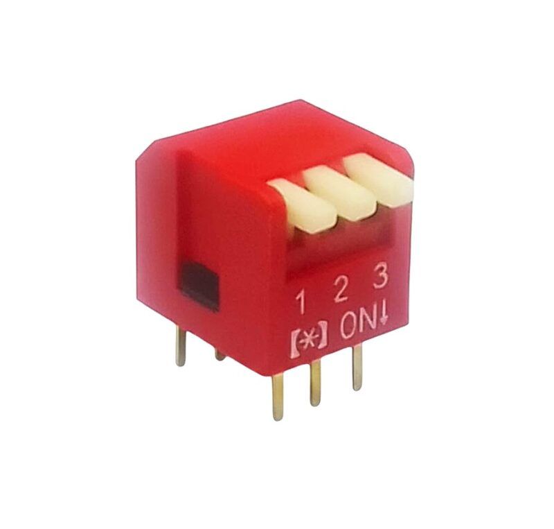 DS3V - DIP SWITCH TIPO PIANO 3 VÍAS