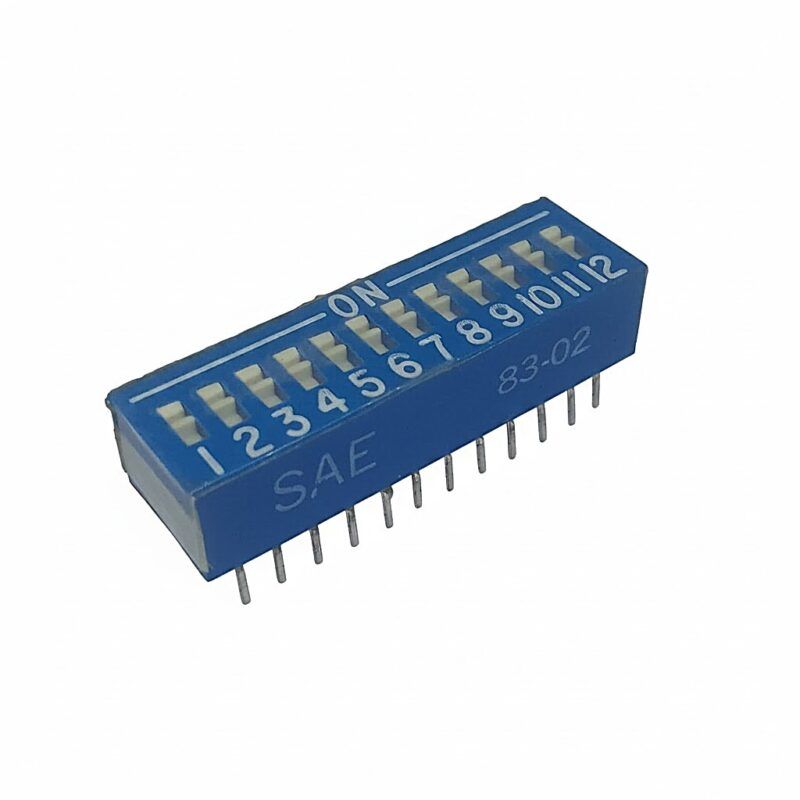 DS10SR - DIP SWITCH TIPO CORREDERA 10 VIAS (ACTUADOR RASANTE)