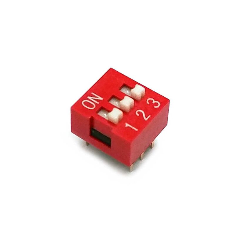 DS3S - DIP SWITCH TIPO CORREDERA 3 VIAS
