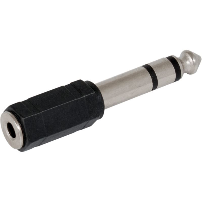 P63J35A - ADAPTADOR PLUG 6.3mm A JACK 3.5mm STEREO