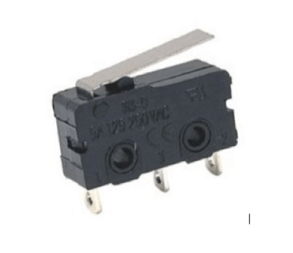 MS104 - MICROSWITCH 20mm SIMPLE INVERSOR CON LEVA (18mm)