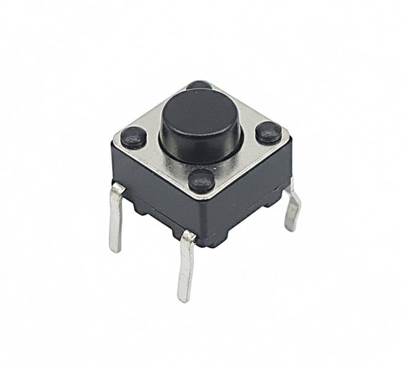 TS062 - TACT SWITCH HORIZONTAL  6x6mm h=5,1mm 4 TERMINALES