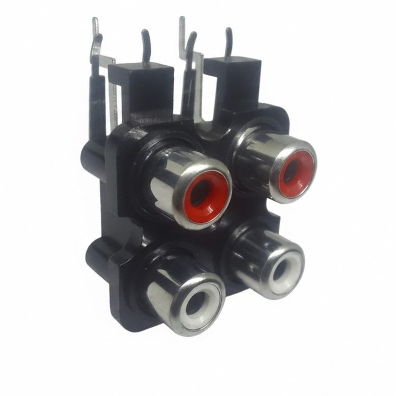 JCH4 - JACK RCA CIRCUITO IMPRESO CUADRUPLE