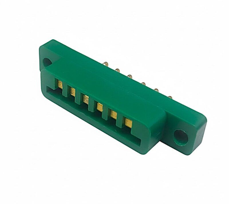 CK6H - CONECTOR MARCA KYKLOS HEMBRA BORDE DE PLAQUETA 6 CONTACTOS