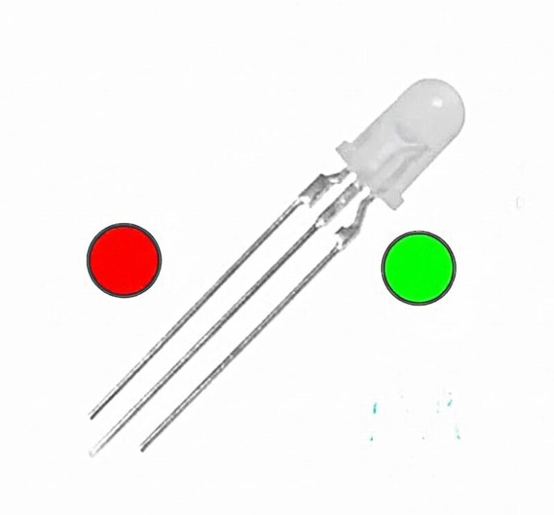 L5D-S-RG-0.5 /AC - LED BICOLOR ROJO/VERDE REDONDO 5MM