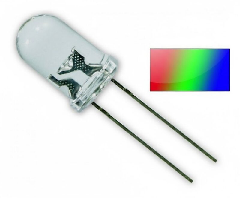 L5WC-S-RGB-7 /CC - LED ROJO/VERDE/AZUL 5MM