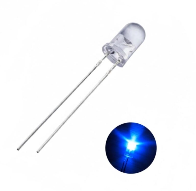 L5WC-S-B-5.5 - LED AZUL REDONDO 5MM