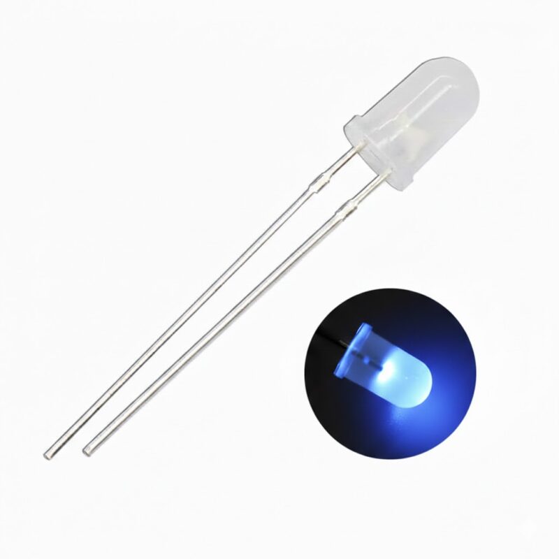 L5M-S-B-0.35 - LED AZUL REDONDO 5MM