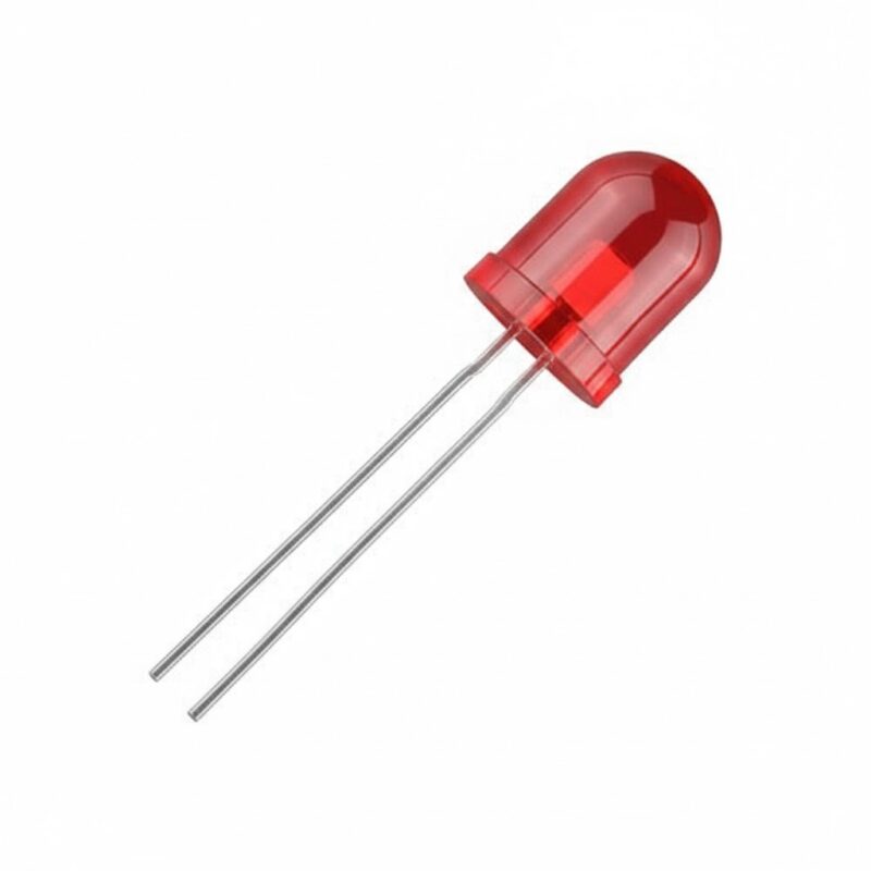 L10D-S-R-0.5 - LED ROJO REDONDO 10MM