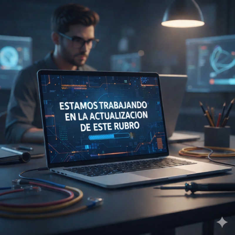 ESTAMOS TRABAJANDO EN LA ACTUALIZACION DE ESTE RUBRO. DISCULPE LA MOLESTIAS 