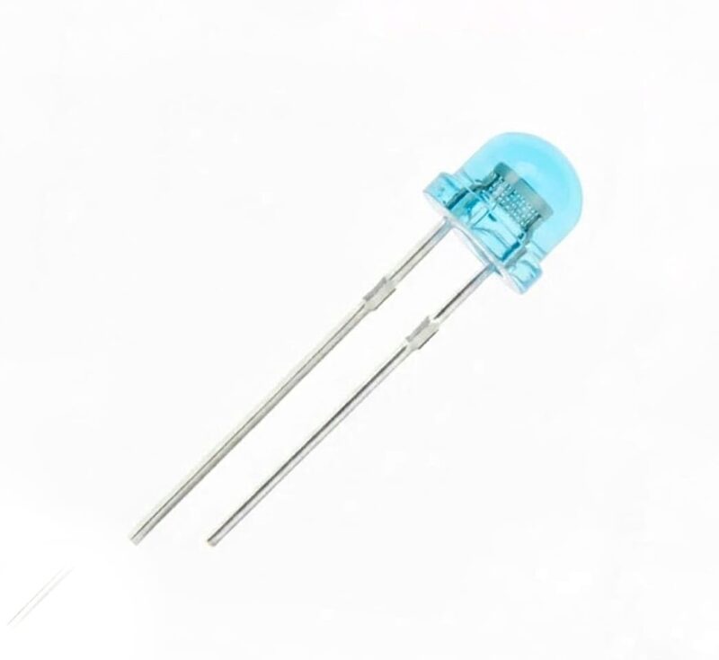 L5D-B-B-0,55 - LED TIPO BOMBIN AZUL REDONDO 5MM