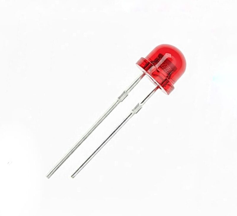 L5D-B-R-0,35 - LED TIPO BOMBIN ROJO REDONDO 5MM