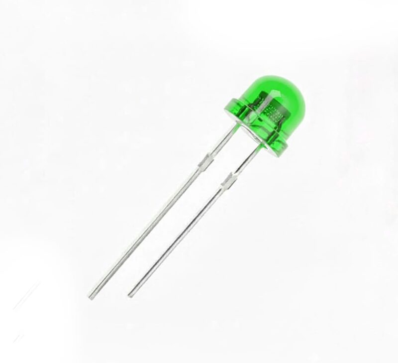 L5D-B-G-0.4 - LED TIPO BOMBIN VERDE REDONDO 5MM