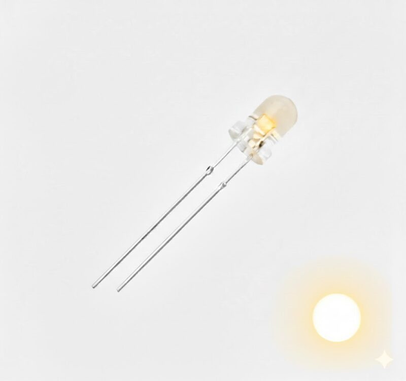L3WC-S-WW-1 - LED BLANCO CALILDO REDONDO 3MM