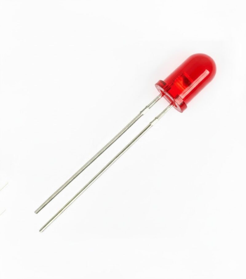 L5D-S-R-0,1 - LED ROJO REDONDO 5MM