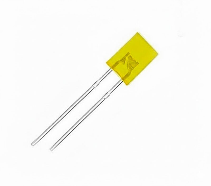 L2X5D-Y-0.035 - LED AMARILLO RECTANGULAR