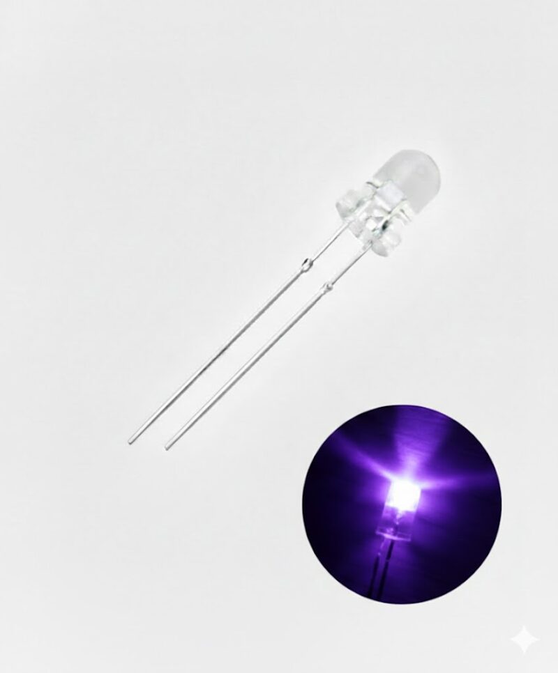 L5WC-S-UV-X - LED ULTRAVIOLETA REDONDO 5MM