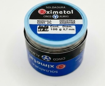 ESTAÑO XIMETAL DIAMETRO 0,7mm de 100 Gramos
